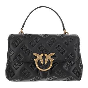 PINKO Сумка LOVE Series из овчины средняя женская black