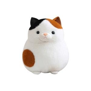 Мягкая и милая плюшевая кукла в виде кота-шарика высотой 23см/30см/35см XIWANTONG