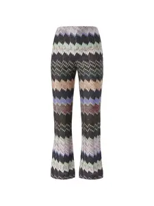 Брюки с принтом под змеиную кожу Missoni, черный