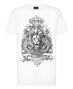 Футболка с короткими рукавами и круглым вырезом Billionaire, белый