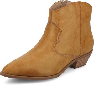 Женские ботильоны на низком каблуке Journee Collection Taliah в западном стиле, Tan