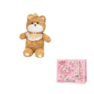 Плюшевая кукла Running Bib Kitten высотой 50 см Dolls and bears dance, золото