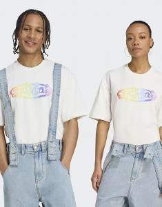 Футболка с рисунком Adidas Originals, белый