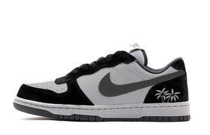 Nike Кроссовки для скейтбординга Big Genuine Leather низкие, унисекс, черные, с усиленной амортизацией и защитой от истирания