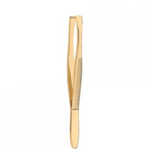 Прямые пинцеты Gold 1090 — идеально подходят для точной стрижки. Donegal