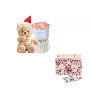 Плюшевый мишка Birthday Bear, мягкая игрушка, высота 40 см Fat Fat Dragon