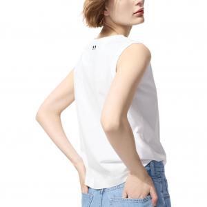 Футболка Anya Hindmarch Co для женщин UNIQLO, белый