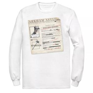 Мужская футболка Batman Harley Quinn Akham Asylum Records DC Comics
