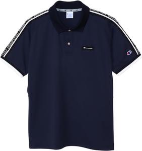 Мужская рубашка-поло для гольфа Champion, короткий рукав, антибактериальная, влагоотводящая, быстросохнущая, с защитой от УФ-излучения, с логотипом, C3-ZG310, темно-синий