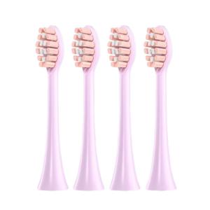 Сменные насадки для зубной щетки DuPont Brush с Flyco Electric Toothbrush TH01 для всех FT7105 FT7106 FT7108 IBOANN, розовый