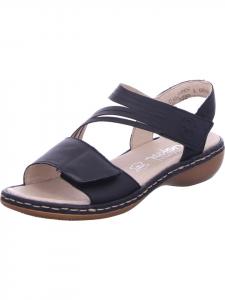 Классические босоножки rieker, черный