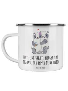 Кружка Любовь невесты с надписью белого цвета Mr. & Mrs. Panda