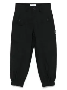 Брюки карго MSGM Kids, черный