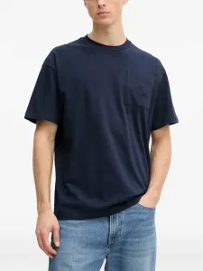 Футболка с вышивкой на кармане Paul & Shark, синий