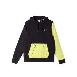 Nike Мужская толстовка с капюшоном, черная, средней толщины