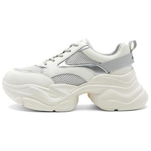 Низкие массивные кроссовки женские цвета экрю с серым NINE WEST, Ecru/Gray