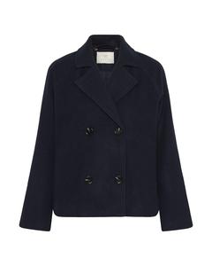 Пальто межсезонное Kaffe KAFanny, темно-синий