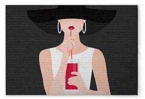 Картина на холсте A.S. Création Audrey 2 цвет graubeigeweissrotschwarz