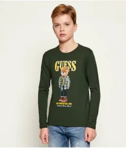 Лонгслив regular fit Guess, оливково-зеленый