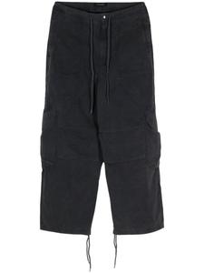 ENTIRE STUDIOS прямые брюки с завышенной талией, синий