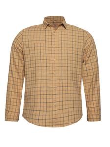 Рубашка на пуговицах классического кроя Campus Sutra Rowan, бежевый