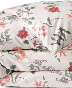 Покрывало на кровать из гладкого перкаля, хлопка с плотностью 300 нитей на дюйм Lands' End, Deep sea navy abstract floral