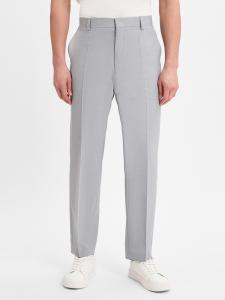 HUGO Брюки 'Teagan' со складками в светло-сером цвете