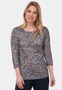 Топ GOLDNER Long sleeved top, Colourful / Spotted/Multi-Coloured