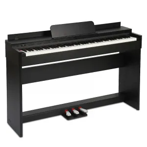 Электропианино/клавишные с 88 взвешенными клавишами + USB + MIDI + подставка + скамейка + 1/4 дюйма + 1/8 дюйма Glarry