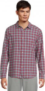 Рубашка Vineyard Vines Overlook Plaid Breezy Shirt, цвет Sailors Red