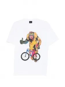 Футболка Bike Monster Ps Paul Smith, белый