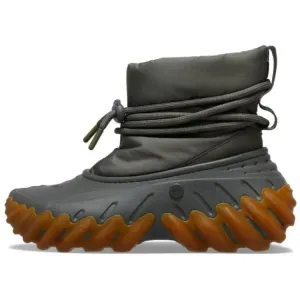 Ботильоны женские темно-оливковые Crocs