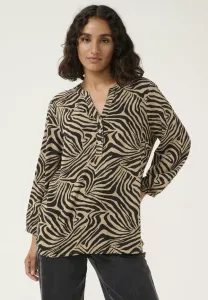 Блузка милия Kaffe, Chinchilla Black Animal Print