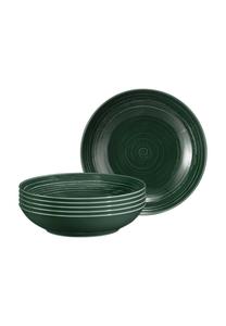 Набор из 6 суповых тарелок terra ø 21,2 см Terra Seltmann Weiden тёмно-зелёный