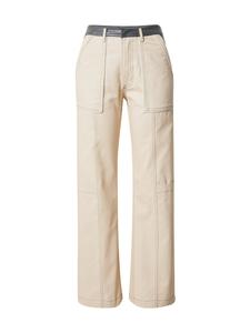 Тканевые брюки Nasty Gal Regular Pants, кремовый