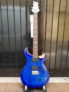 Электрогитара PRS SE Custom 24 в цвете Faded Blue Burst и чехол для переноски