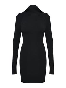 LeGer by Lena Gercke Вязаное платье 'Mathilde' в черном цвете