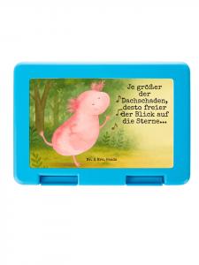 Mr. & Mrs. Panda Коробка для хранения с изображением танцующего аксолотля и надписью белого цвета