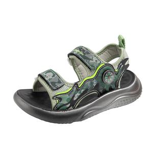 Детские сандалии с низким верхом, нескользящие, износостойкие, дышащие SHIBU, зеленый