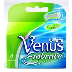 Картриджи для бритв, 4 шт. Gillette, Venus Embrance