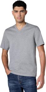 Мужская футболка Michael Kors Liquid Jersey Mk с V-образным вырезом, Concrete Heather