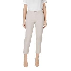 Бежевые вискозные джинсы и брюки Street One