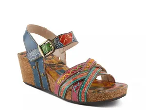 Босоножки Wedge Sandal L'Artiste, Navy