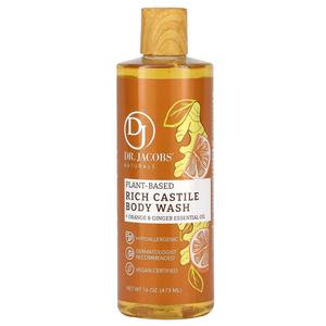 Гель для тела Dr. Jacobs Naturals Rich Castle с эфирным маслом апельсина и имбиря, 473 мл