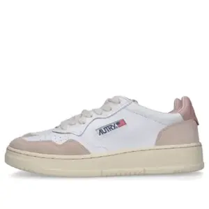 Кроссовки medalist low leather suede 'white pink' Autry, белый