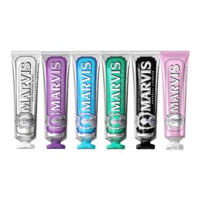 Классический набор для сада 6 предметов зубная паста для чистки 75мл*3+85мл*3 Marvis, 6-piece set