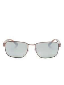 Солнцезащитные очки в прямоугольной оправе Ray-Ban, коричневый