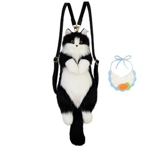 Плюшевая игрушка Cow Cat реалистичная, животное плюшевая кукла, высота 50см J&TOO