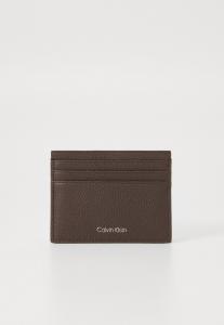 Кошелек Calvin Klein FOIL EMBOSS CARD CASE, Dark Brown