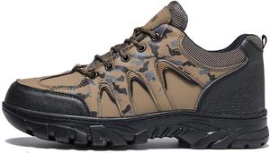 Мужские походные кроссовки Легкие ботинки Для улицы Комфортные повседневные прогулочные туфли Прочная подошва Дышащие кроссовки для тропы Для ежедневного ношения и приключений Qacksv, хаки